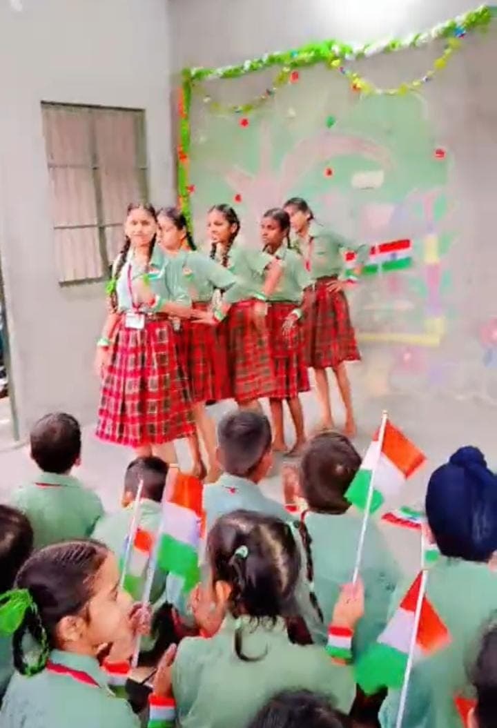 Students learning at Shri Guru Nanak School
